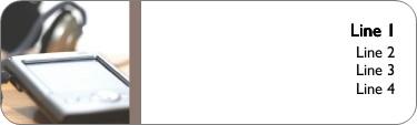 Digital Beats Return Address Labels