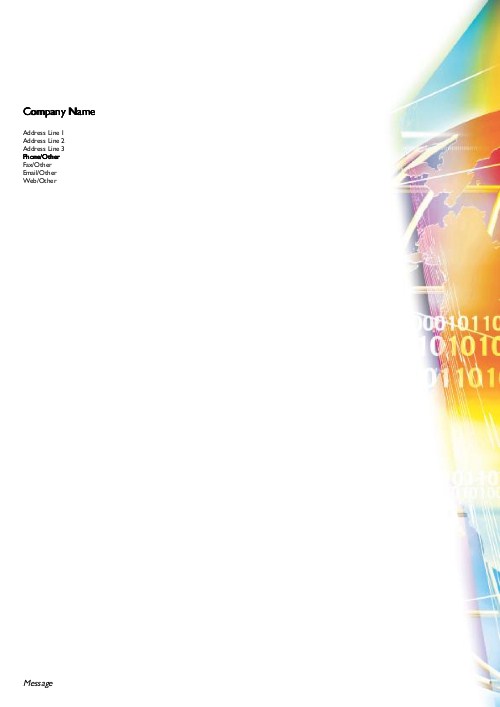 Global Power A4 Letterhead