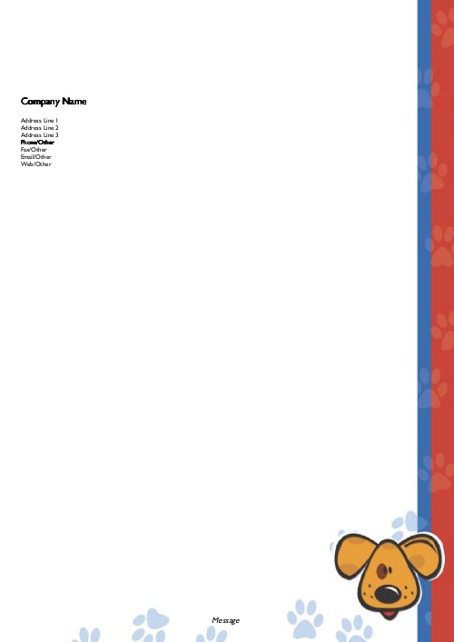 Spot A4 Letterhead