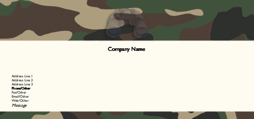 Deep Cover Full Colour Compliment Slips