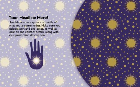 Mystifying Hands Full Colour Oversized Postcards