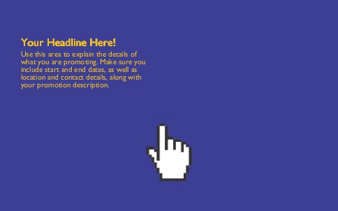 Pointing to You Full Colour Oversized Postcards