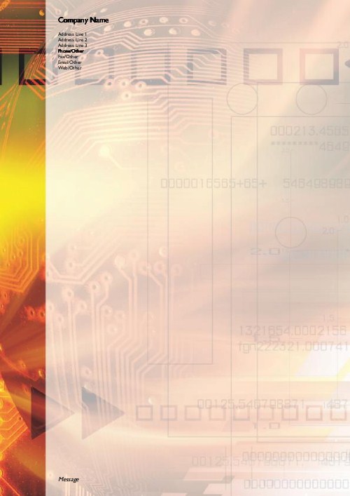 Schematic A4 Letterhead