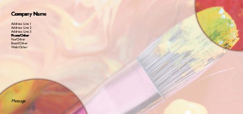 Art School Full Colour Compliment Slips