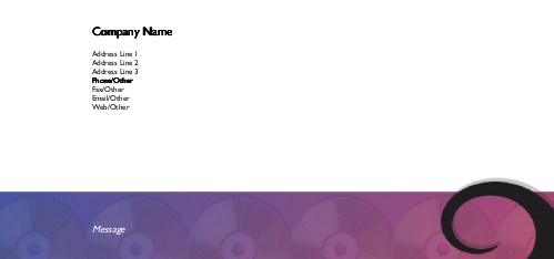 Disc Illusions Full Colour Compliment Slips