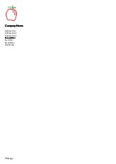 Outlined Apple A4 Letterhead