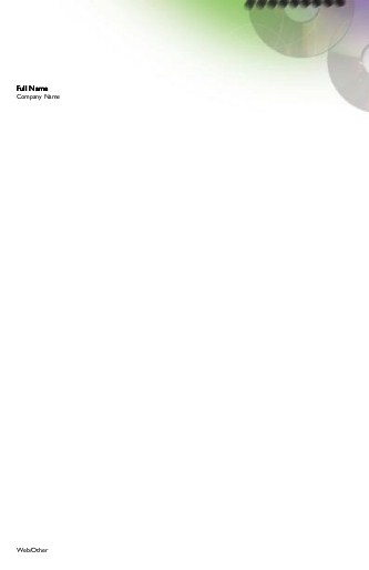 Disc Space Large Note Pads