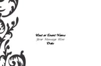 Flirty Swirl Save the Date Cards
