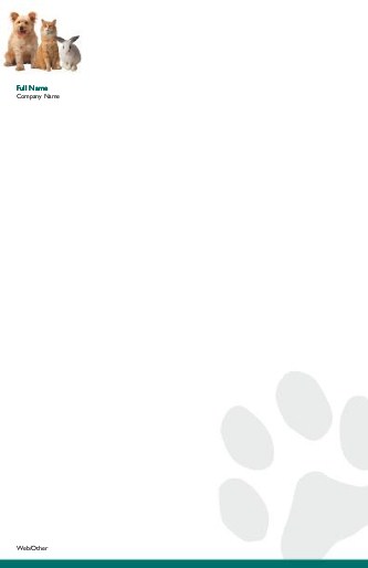 Family Pets Large Note Pads