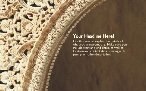 Ivory Arch Full Colour Oversized Postcards