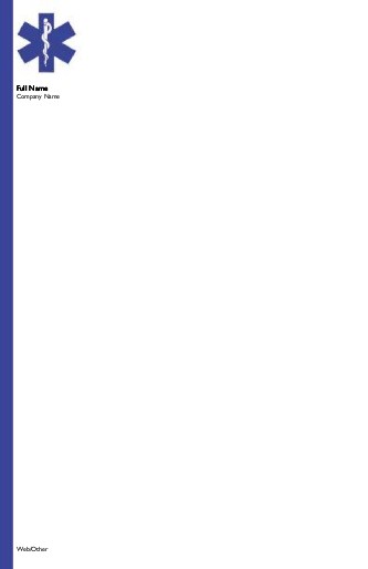 Emergency Medical Symbol Large Note Pads