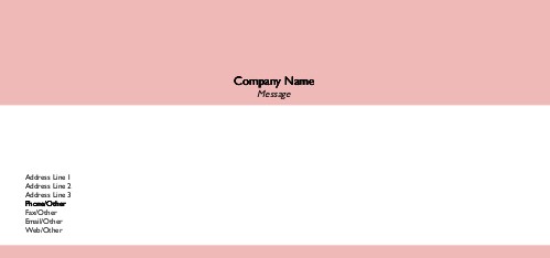 Pink Sugar Full Colour Compliment Slips