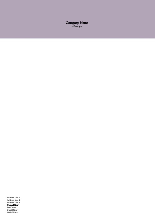 Ashes A4 Letterhead