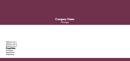 Red Plum Full Colour Compliment Slips