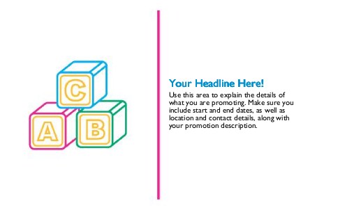 Building Blocks Full Colour Oversized Postcards