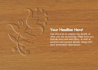 Carved Oak Full Colour Standard Sized Postcards