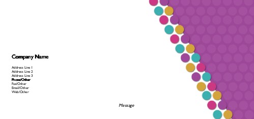 Lots O Dots Full Colour Compliment Slips