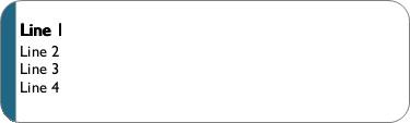 Blue Line Return Address Labels
