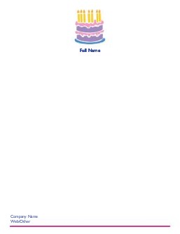 Birthday Celebration Compact Note Pads