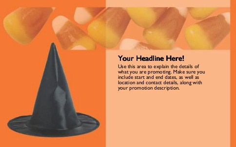 Witchy Treats Full Colour Oversized Postcards