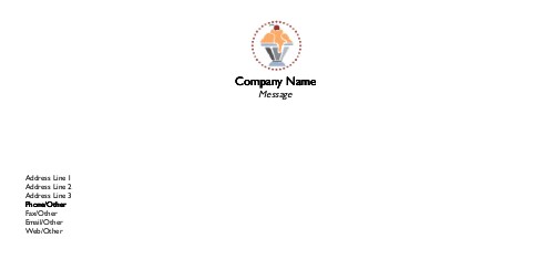 Caramel Sundae Full Colour Compliment Slips