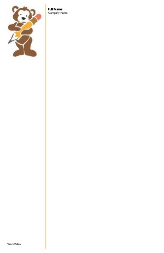 Writing Bear Large Note Pads