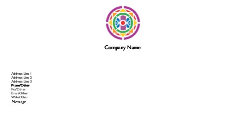 Array of Colours Full Colour Compliment Slips