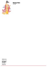 Classic Geisha A4 Letterhead