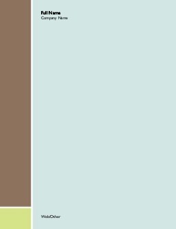 Baby Blue and Mocha Compact Note Pads