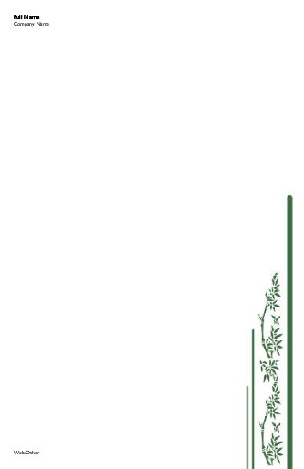 Bamboo Large Note Pads