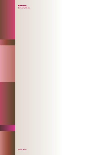 Cinnamon and Pink Large Note Pads