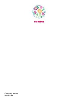 Circle of Flowers Compact Note Pads