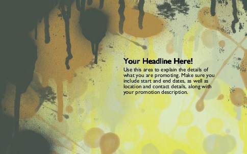 Drips and Drabs Full Colour Oversized Postcards