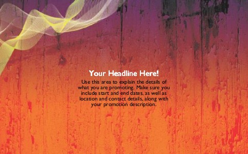 Gauze Glow Full Colour Oversized Postcards