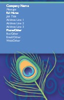 Fine Feather Full Colour Business Cards