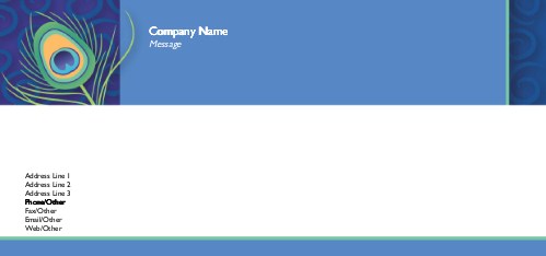 Fine Feather Full Colour Compliment Slips