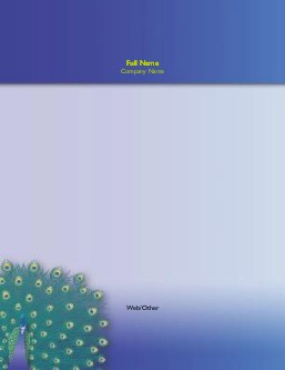 Peacock Glory Compact Note Pads