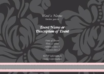 A Night Out Postcard Invitation-Standard