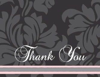 A Night Out Wedding Thank You Cards