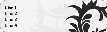 Bliss Sophisticate Return Address Labels