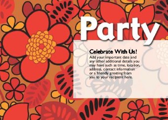 Flashy Foliage Standard Sized Save the Date Postcards