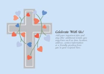 God's Love Grows Standard Sized Save the Date Postcards