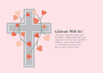 Growing in Christ Standard Sized Save the Date Postcards