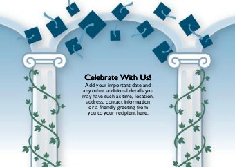 Ivy Columns Standard Sized Save the Date Postcards
