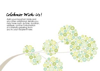 Nuptial's Bloom Standard Sized Save the Date Postcards