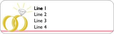 Rings are Rosy Return Address Labels