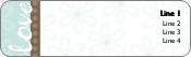 Simple Love Return Address Labels