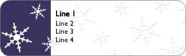Wintertime Wonder Return Address Labels