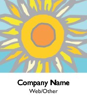 Abstract of Sun Personalised Mugs - Single Image