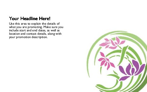 Asian Lilies Full Colour Oversized Postcards